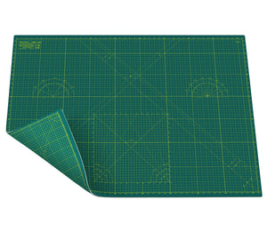 Shiny Merry - A0 120x90cm( 48"x36") DIY Craft PVC Inch & Metric Self Healing Cutting Mat-Green/Green