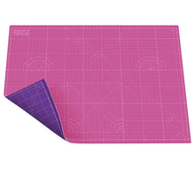 Load image into Gallery viewer, Shiny Merry - A0 120x90cm( 48&quot;x36&quot;) DIY Craft PVC Inch &amp; Metric Self Healing Cutting Mat-Pink/Purple
