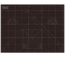 Load image into Gallery viewer, Shiny Merry - A0 120x90cm (48&quot;x36&quot;) DIY Craft PVC Inch &amp; Metric Self Healing Cutting Mat-Black/Gray
