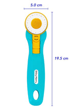 Load image into Gallery viewer, Shiny Merry - 45 mm Rotary Cutter for Fabric, Leather, Crafting, Sewing, Quilting, Fabric Rotary Cutter Perfect for Left &amp; Right Hand -BLUE
