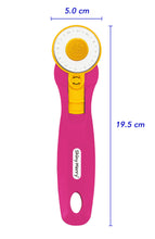 Load image into Gallery viewer, Shiny Merry - 45 mm Rotary Cutter for Fabric, Leather, Crafting, Sewing, Quilting, Fabric Rotary Cutter Perfect for Left &amp; Right Hand -PINK
