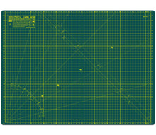 Load image into Gallery viewer, Shiny Merry - A2 60x45cm (24&quot;x18&quot;) DIY Craft PVC Inch &amp; Metric Self Healing Cutting Mat-Green/Green
