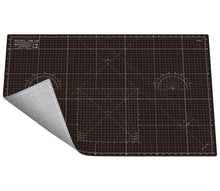 Load image into Gallery viewer, Shiny Merry - A1 90x60cm (36&quot;x24&quot;) DIY Craft PVC Inch &amp; Metric Self Healing Cutting Mat-Black/Gray
