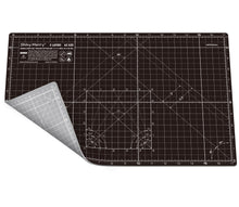 Load image into Gallery viewer, Shiny Merry - A3 45x30cm (18&quot;x12&quot;) DIY Craft PVC Inch &amp; Metric Self Healing Cutting Mat-Black / Gray
