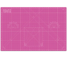 Load image into Gallery viewer, Shiny Merry - A1 90x60cm (36&quot;x24&quot;) DIY Craft PVC Inch &amp; Metric Self Healing Cutting Mat-Pink/Purple
