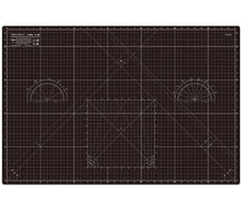 Load image into Gallery viewer, Shiny Merry - A1 90x60cm (36&quot;x24&quot;) DIY Craft PVC Inch &amp; Metric Self Healing Cutting Mat-Black/Gray
